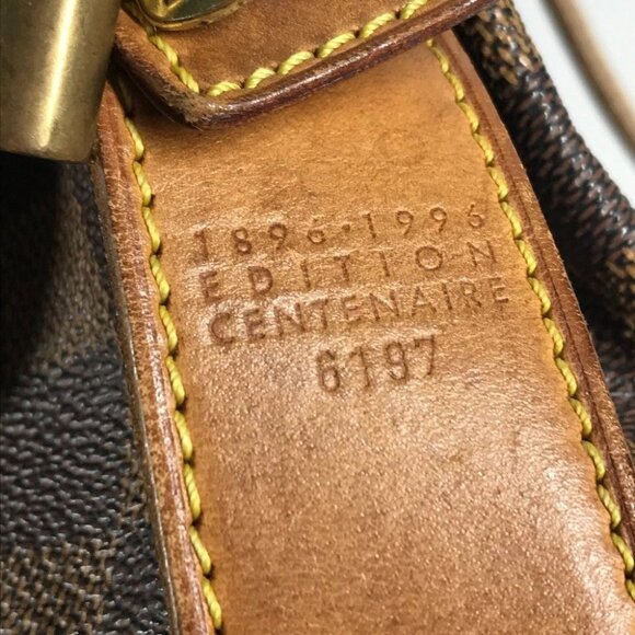 LOUIS VUITTON N99037 Damier Columbine Tote Bag 100th Anniversary Shoulder Bag - Picture 3 of 13